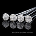 Rhinestone Floral Ornament Jewelry Pin Wedding Bridal Bouquet Jóias